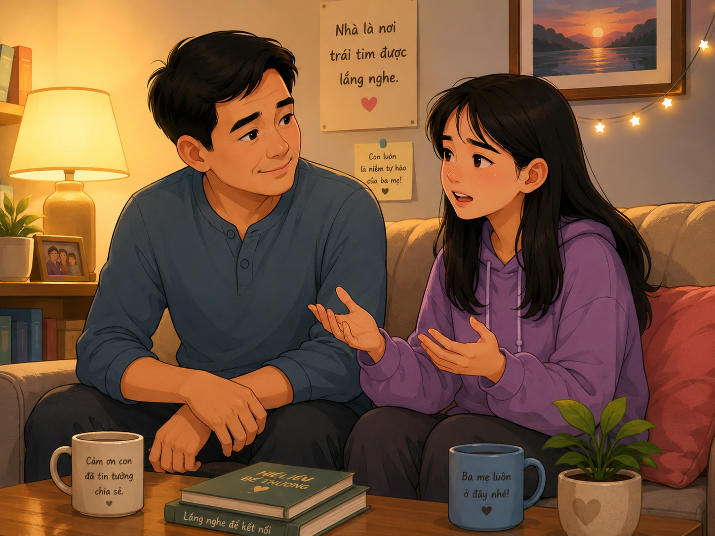Ba mẹ lắng nghe con tuổi dậy thì trước khi sửa lỗi