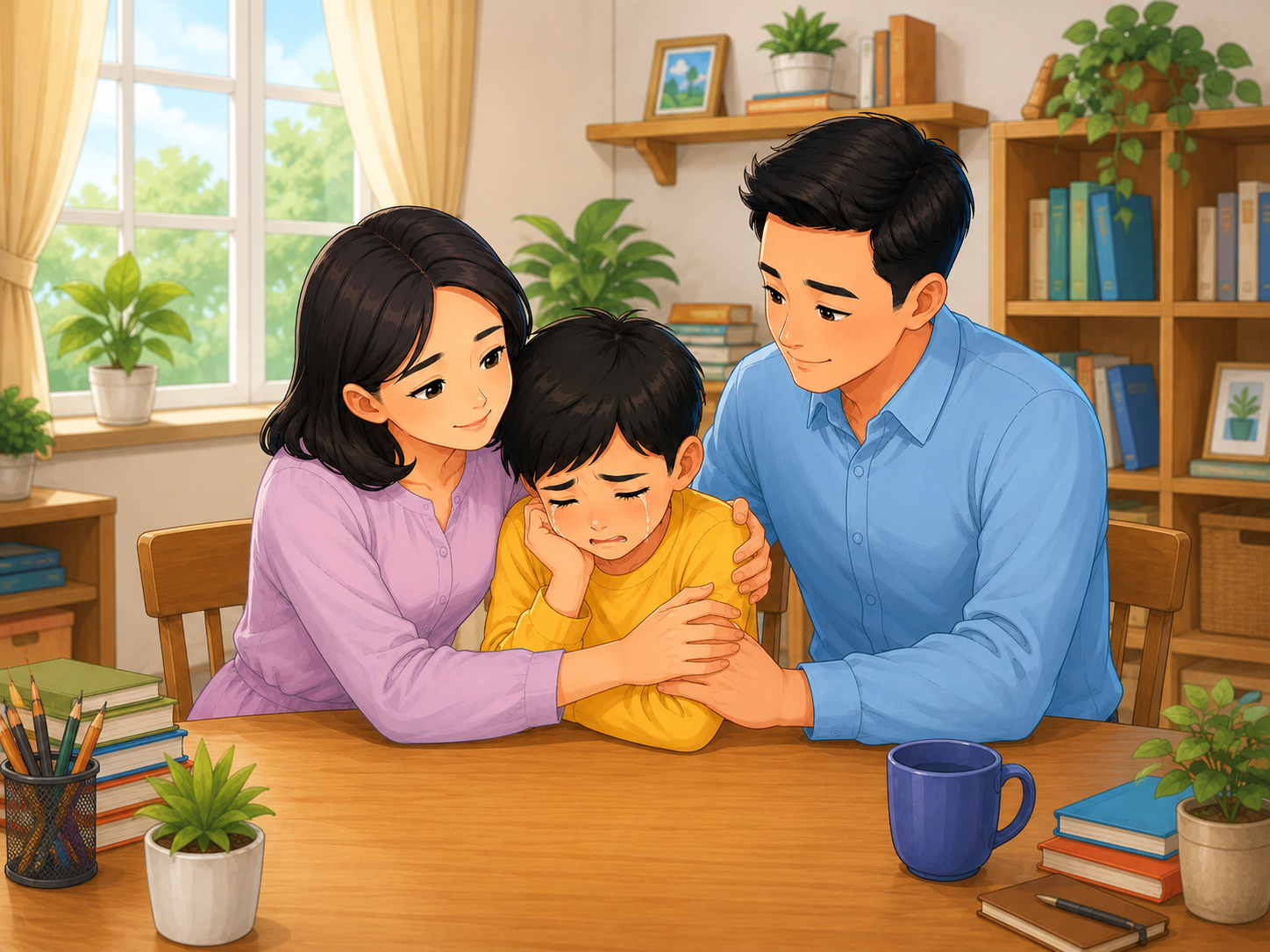 Khi con thất bại điều con cần là sự thấu hiểu trước lời dạy