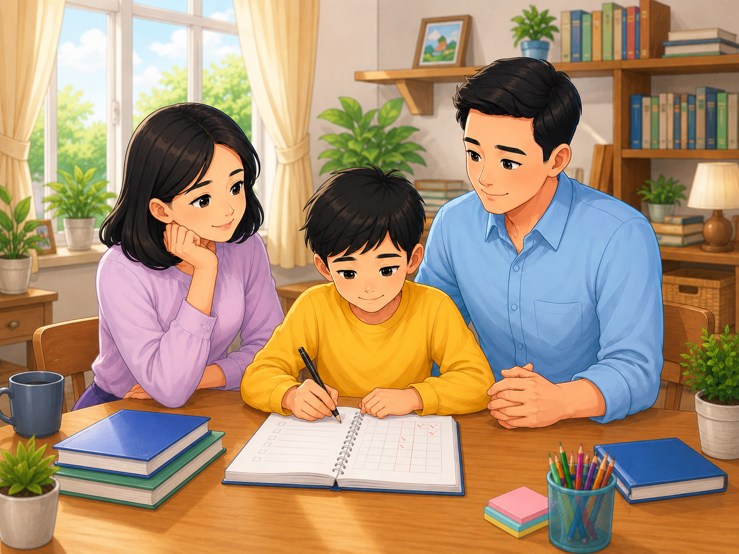 Đồng hành với con là hỗ trợ chứ không làm thay