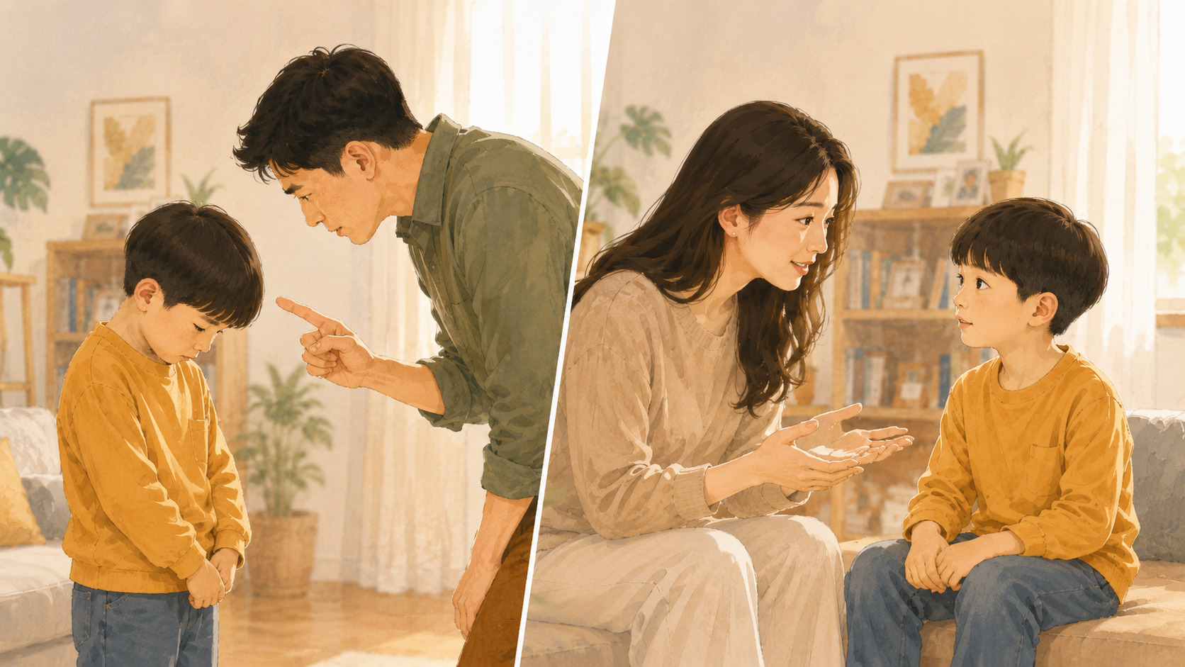 Trẻ có thể học cách giấu lỗi thay vì nhận trách nhiệm khi thường xuyên bị mắng