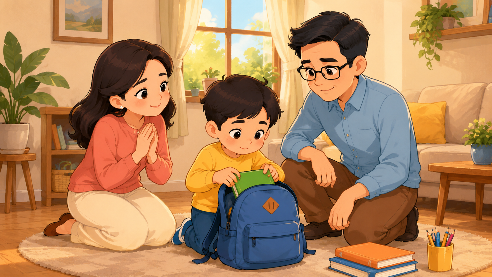 Yêu con đúng cách là đồng hành không làm thay