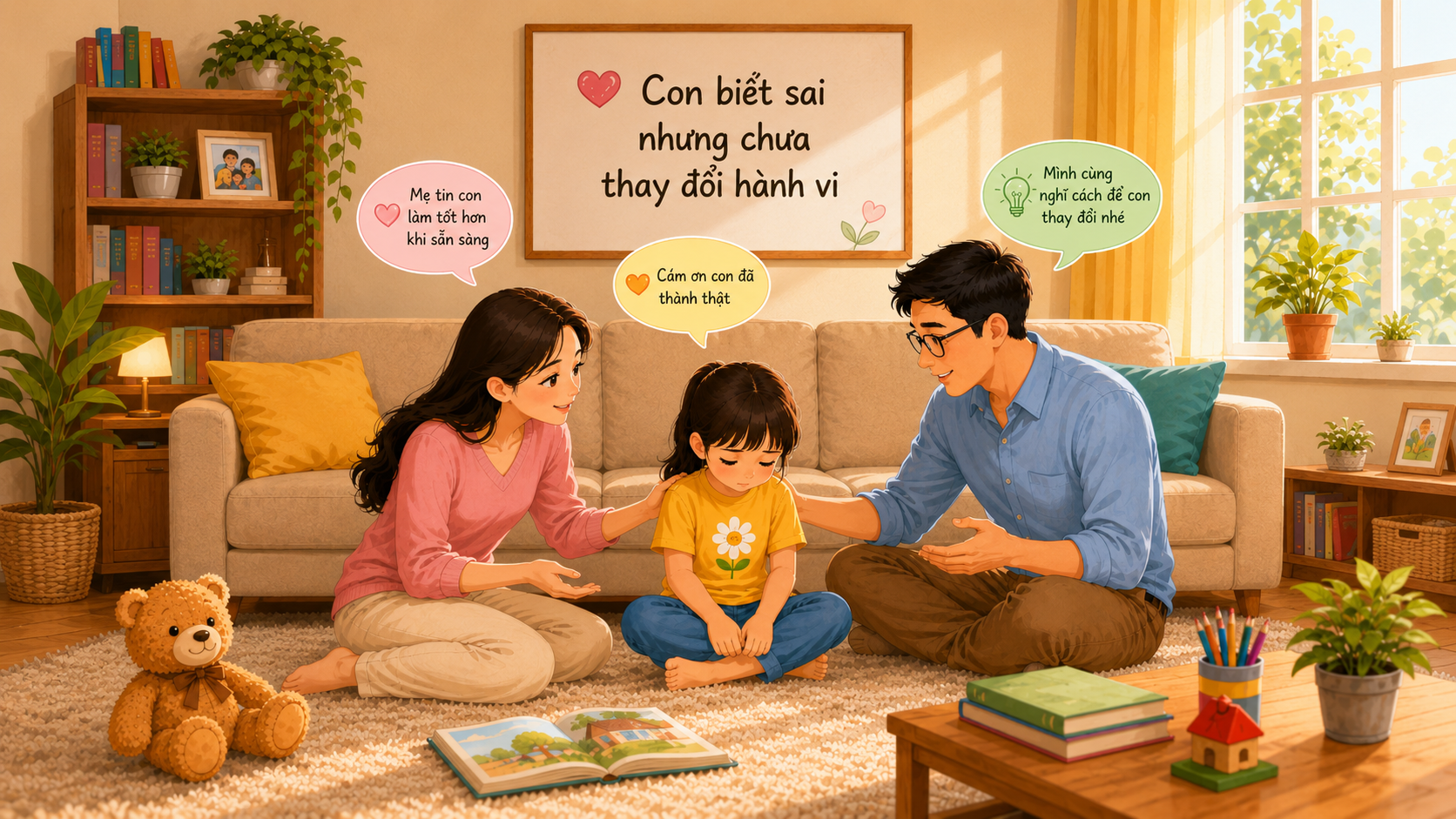 Con biết sai nhưng vẫn lặp lại hành vi cũ