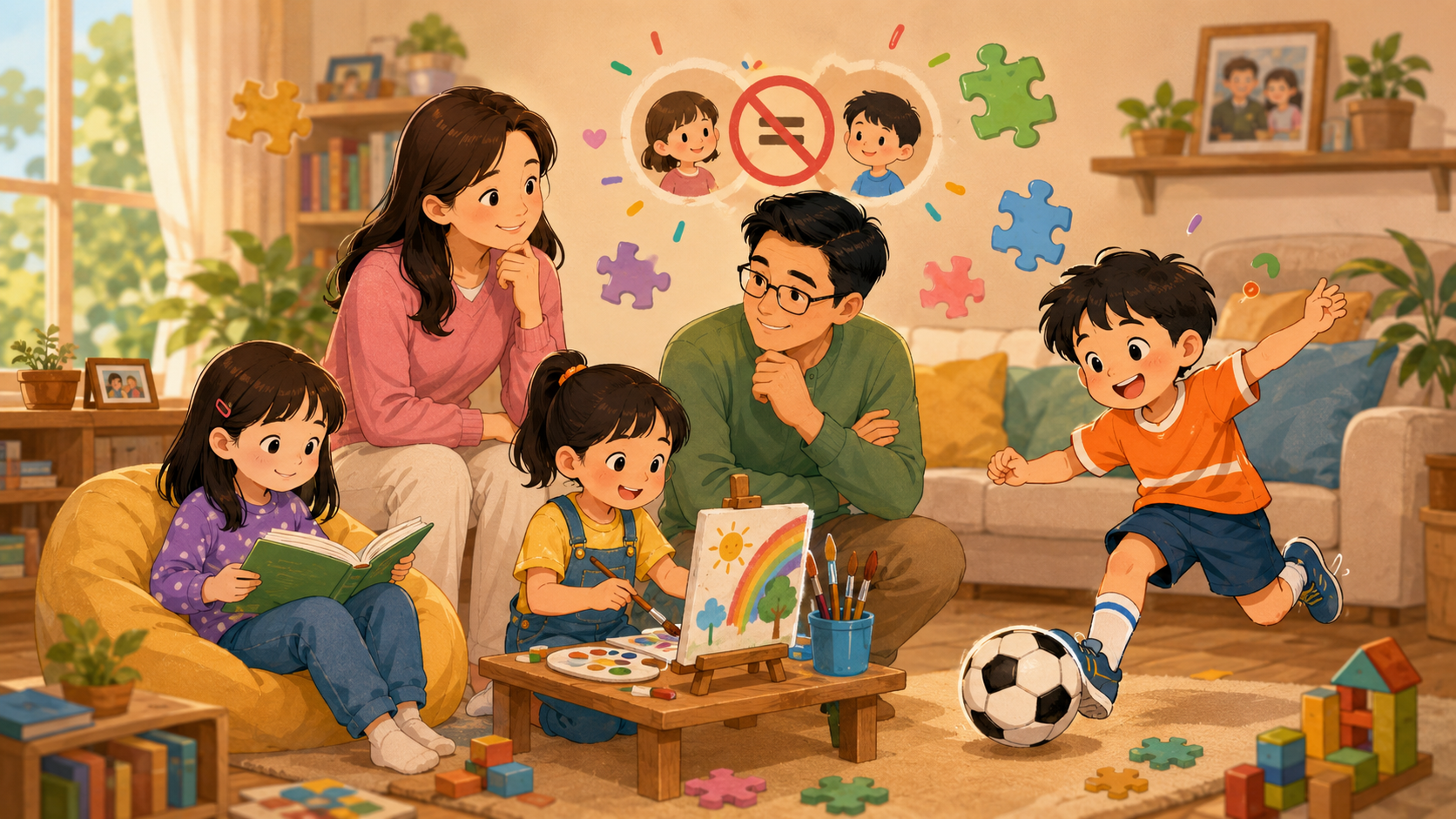 Cha mẹ không nên dạy con theo một mẫu chung vì mỗi trẻ có tính cách khác nhau